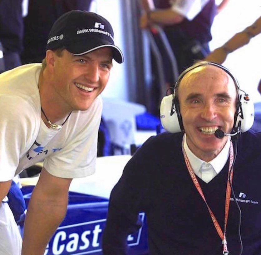 Ralf Schumacher con Frank Williams