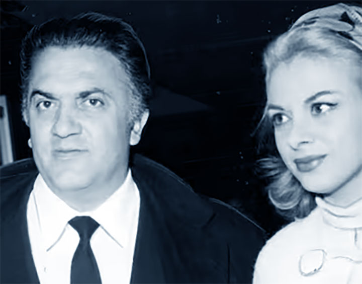 Sandra Milo con Fellini