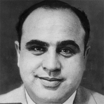 Foto quadrata di Al Capone