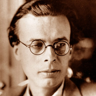 Foto quadrata di Aldous Huxley