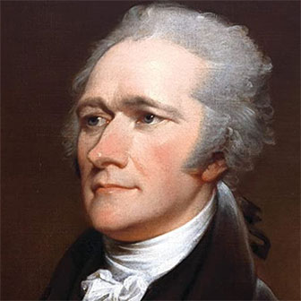 Foto quadrata di Alexander Hamilton