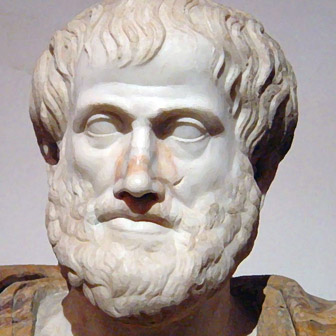 Foto quadrata di Aristotele