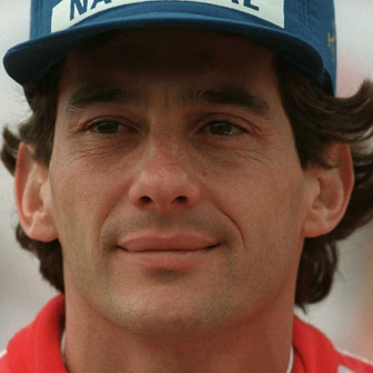 Foto quadrata di Ayrton Senna