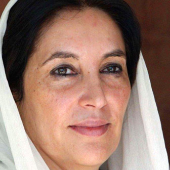 Foto quadrata di Benazir Bhutto