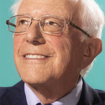 Foto quadrata di Bernie Sanders