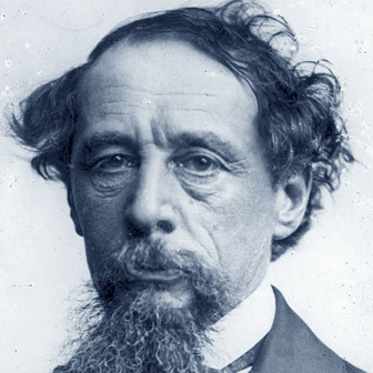 Foto quadrata di Charles Dickens