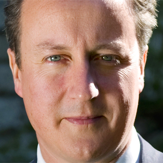 Foto quadrata di David Cameron
