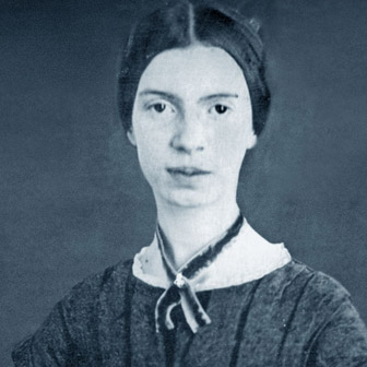 Foto quadrata di Emily Dickinson