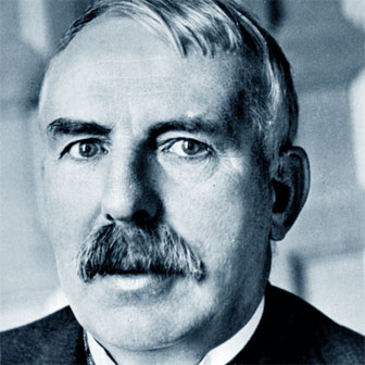 Foto quadrata di Ernest Rutherford