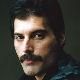Foto quadrata di Freddie Mercury
