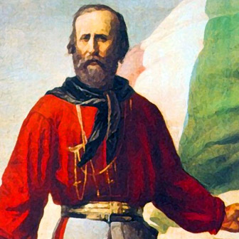 Foto quadrata di Giuseppe Garibaldi