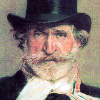 Foto quadrata di Giuseppe Verdi