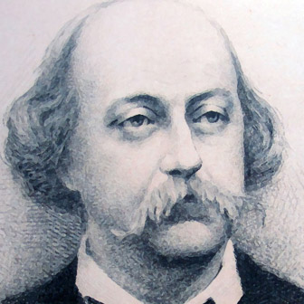 Foto quadrata di Gustave Flaubert