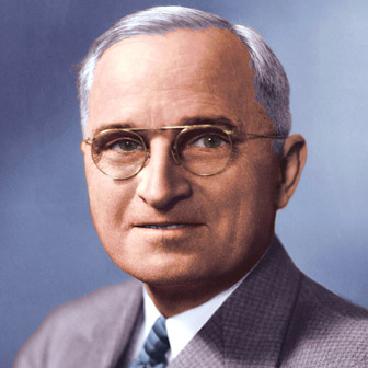 Foto quadrata di Harry Truman