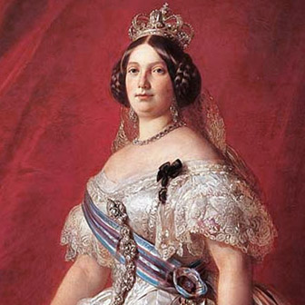Foto quadrata di Isabella II di Spagna