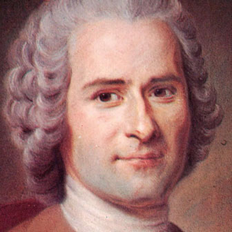 Foto quadrata di Jean-Jacques Rousseau