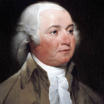 Foto quadrata di John Adams