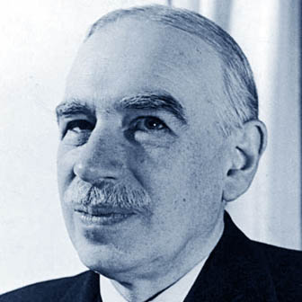 Foto quadrata di John Maynard Keynes