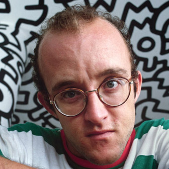 Foto quadrata di Keith Haring