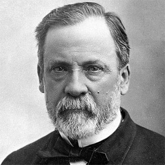 Foto quadrata di Louis Pasteur