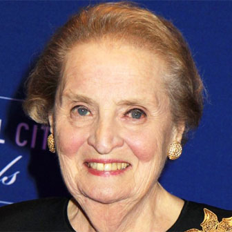 Foto quadrata di Madeleine Albright