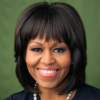 Foto quadrata di Michelle Obama