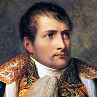 Foto quadrata di Napoleone Bonaparte