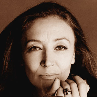 Foto quadrata di Oriana Fallaci