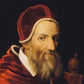 Foto quadrata di Papa Gregorio XIII