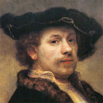 Foto quadrata di Rembrandt