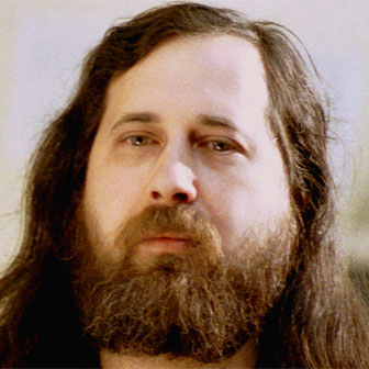 Foto quadrata di Richard Stallman