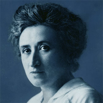 Foto quadrata di Rosa Luxemburg