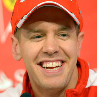 Foto quadrata di Sebastian Vettel