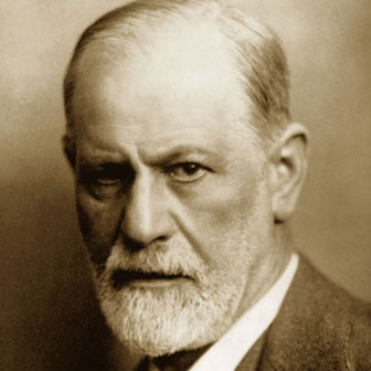 Foto quadrata di Sigmund Freud