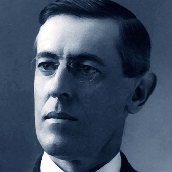 Foto quadrata di Woodrow Wilson