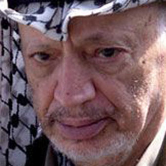 Foto quadrata di Yasser Arafat