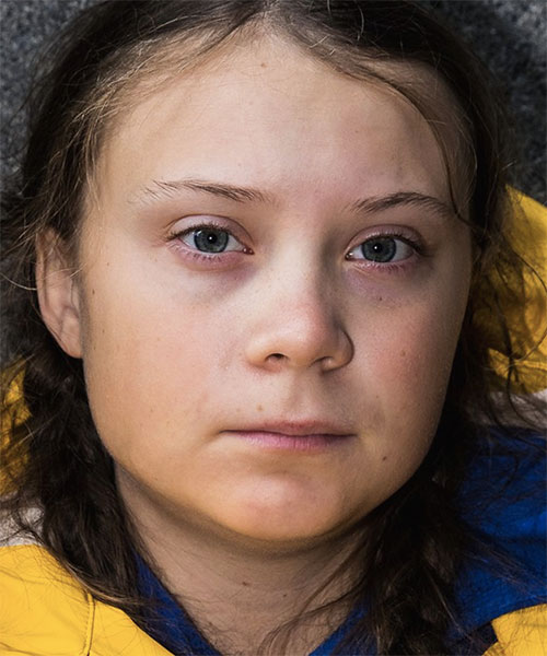 Foto media di Greta Thunberg