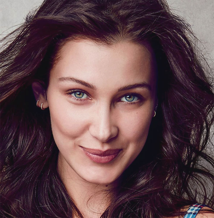 Bella Hadid • Sono soggetta ad aumenti di peso. Non sono naturalmente