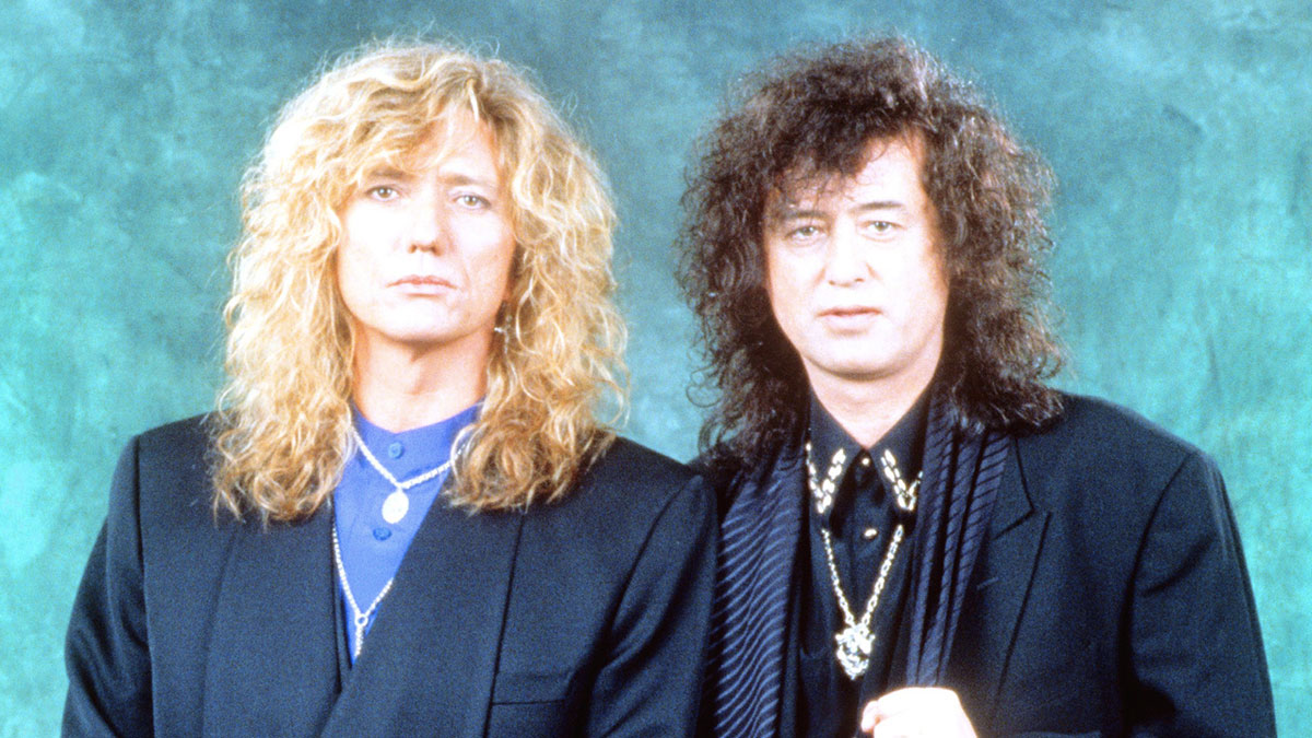 David Coverdale con Jimmy Page