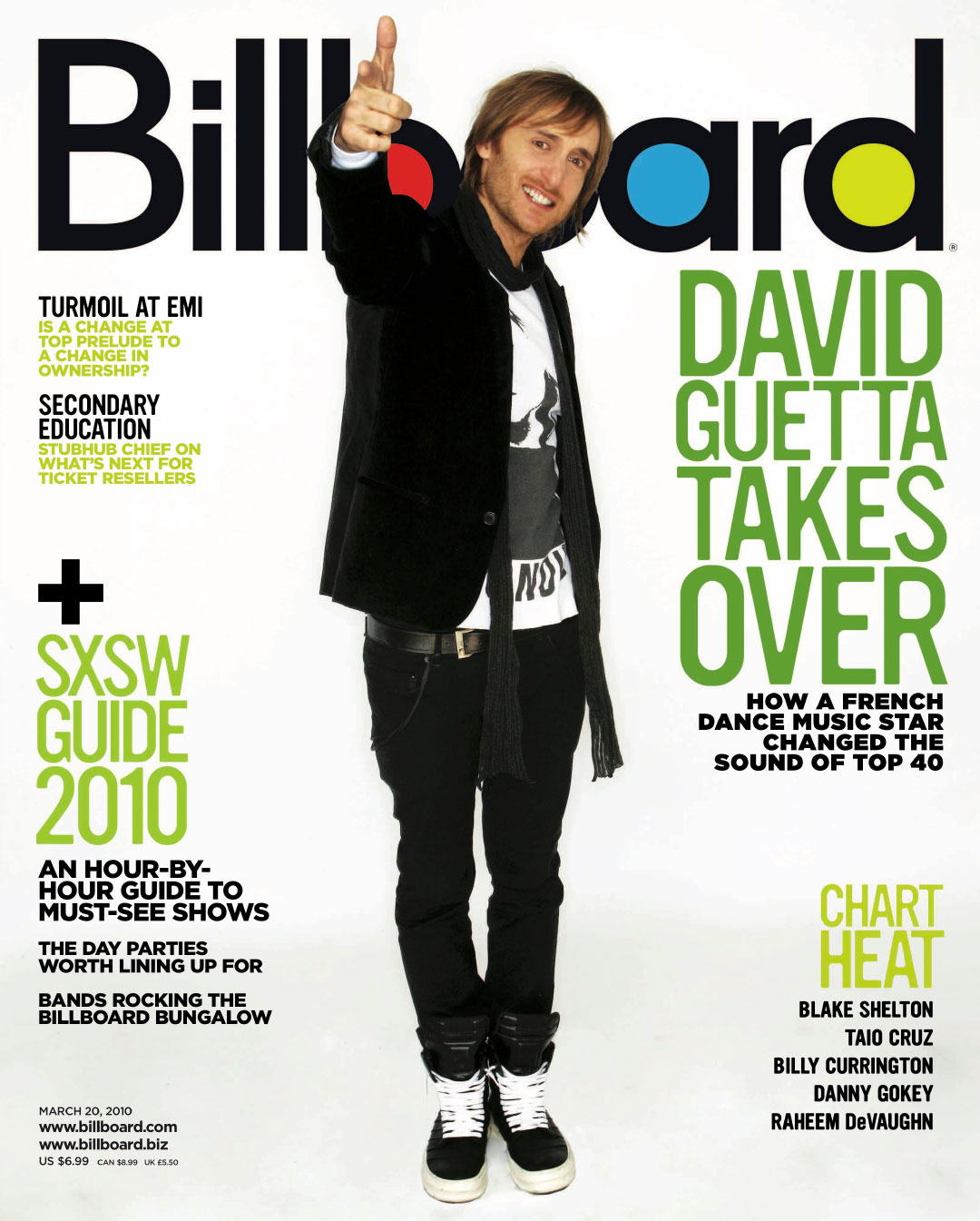 David Guetta sulla copertina di Billboard