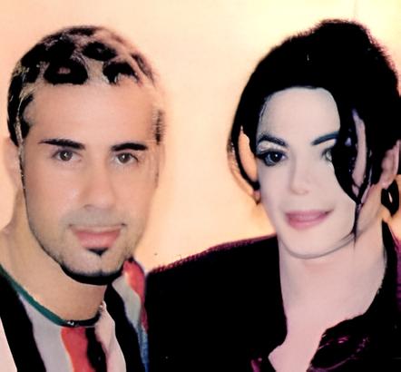 Luca Tommassini con Michael Jackson