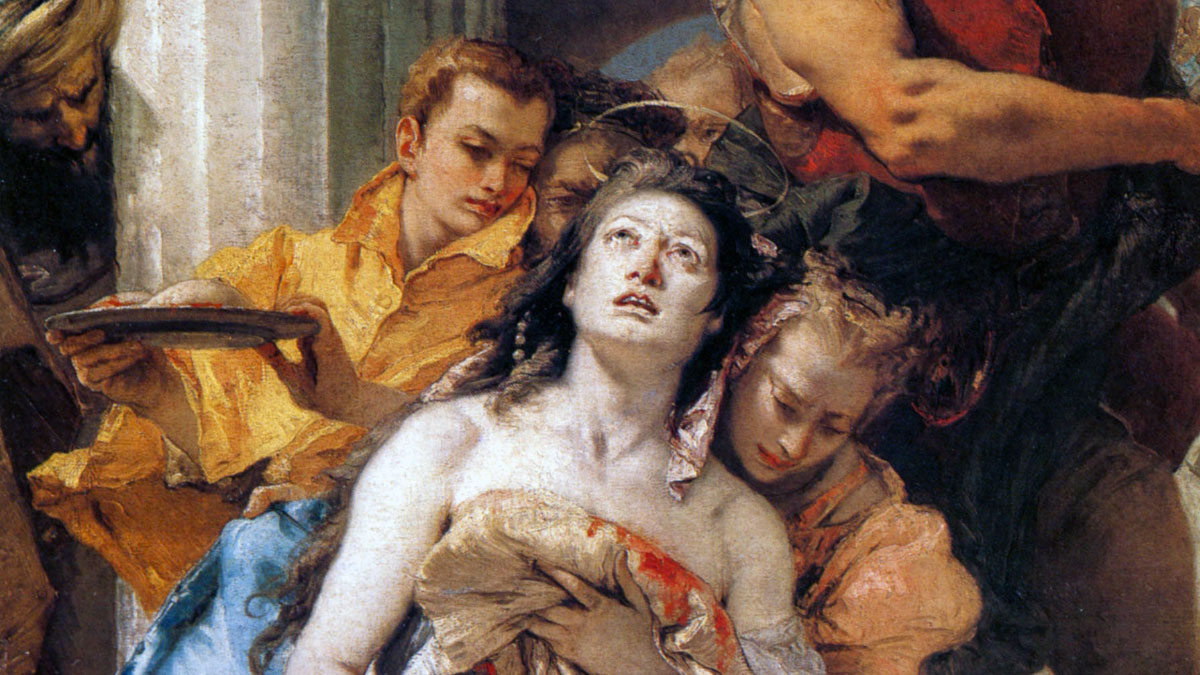 Sant'Agata dipinta da Tiepolo