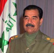 Foto media di Saddam Hussein