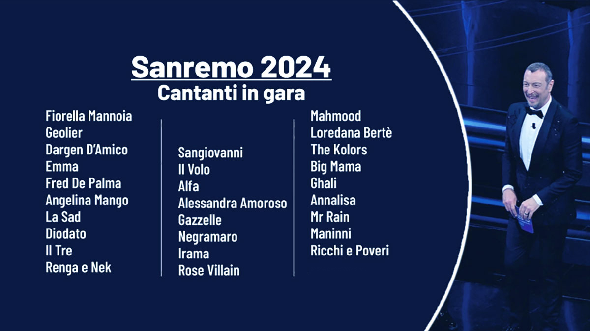 Sanremo 2024 cover